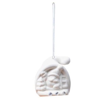 PENDURANTE PAI NATAL PORCELANA