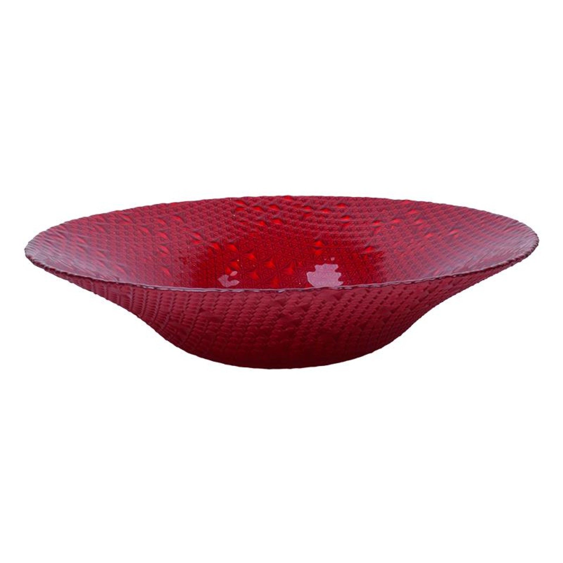TACA VIDRO NATAL RED 33CM VRM TACA VIDRO NATAL RED 33CM VRM