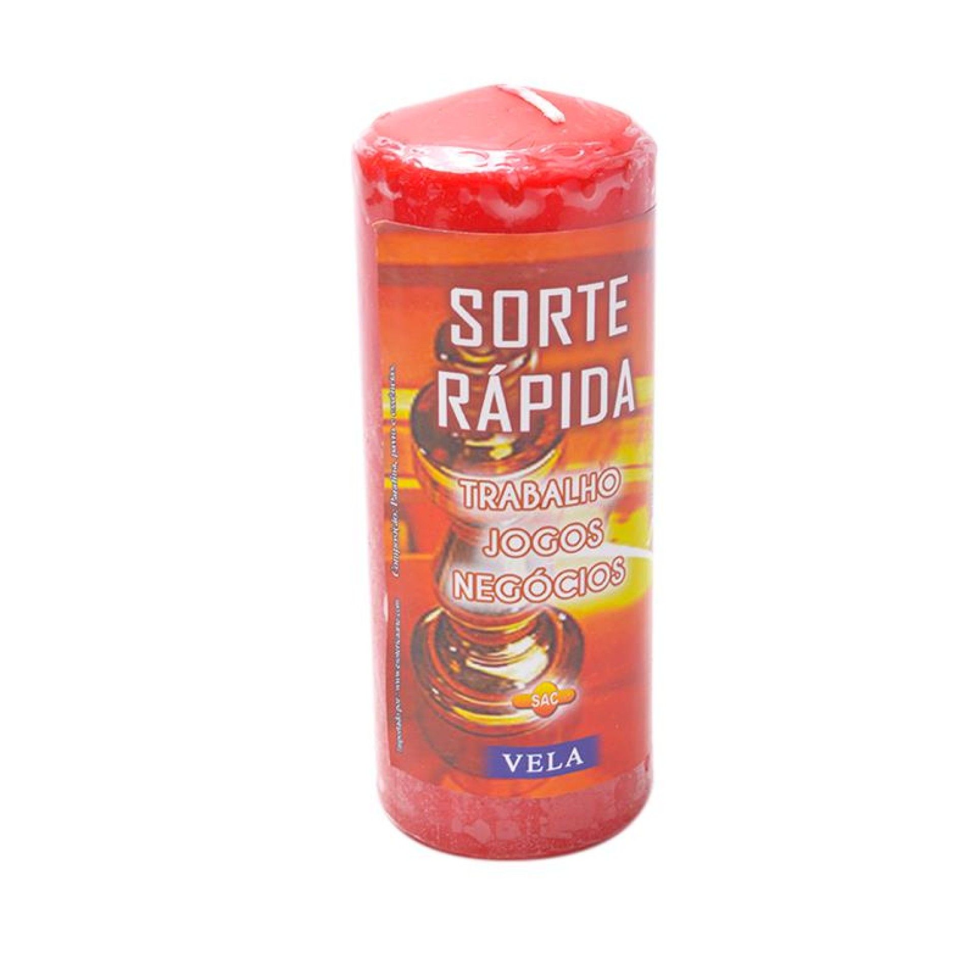 VELA SORTE RAPIDA 12X4,5CM VELA SORTE RAPIDA 12X4,5CM
