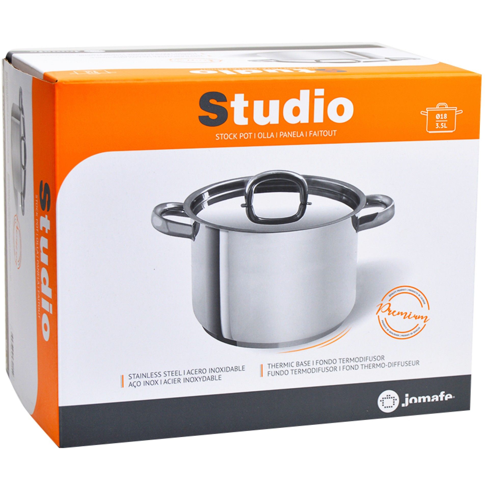 PANELA JOMAFE AÇO INOX 18 PANELA JOMAFE AÇO INOX 18