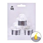 VELA LED PRATA 3UN 2402-303-03C CX144 VELA LED PRATA 3UN 2402-303-03C CX144