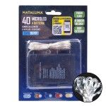 SERIE NATAL 40MICROLED BRANCO 4,3MT REC