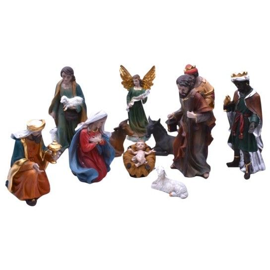 PRESEPIO RESINA 30CM 11PCS