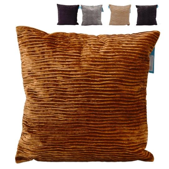 ALMOFADA VELUDO RAIADO 40X40