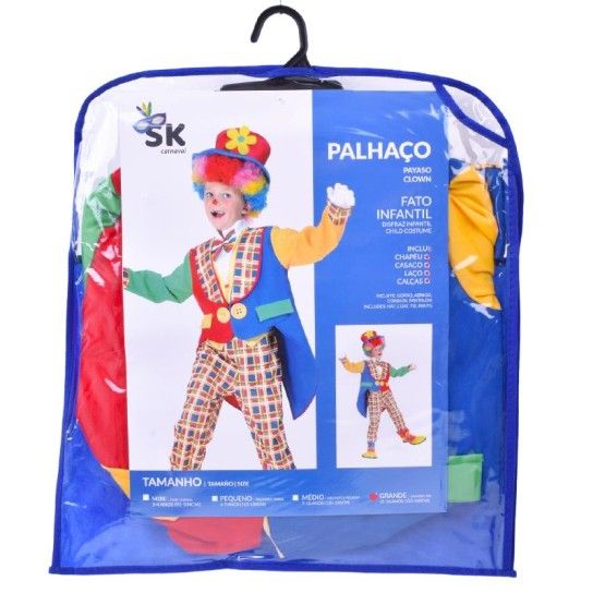 FATO CARNAVAL PALHAÇO 881270 CX12 FATO CARNAVAL PALHAÇO 881270 CX12