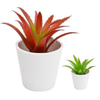 VASO C/PLANTA ARTIFICIAL 2440-000