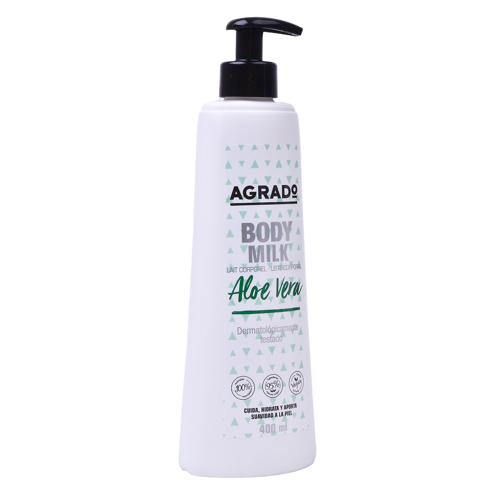 BODY MILK AGRADO ALOE VERA 400ML BODY MILK AGRADO ALOE VERA 400ML