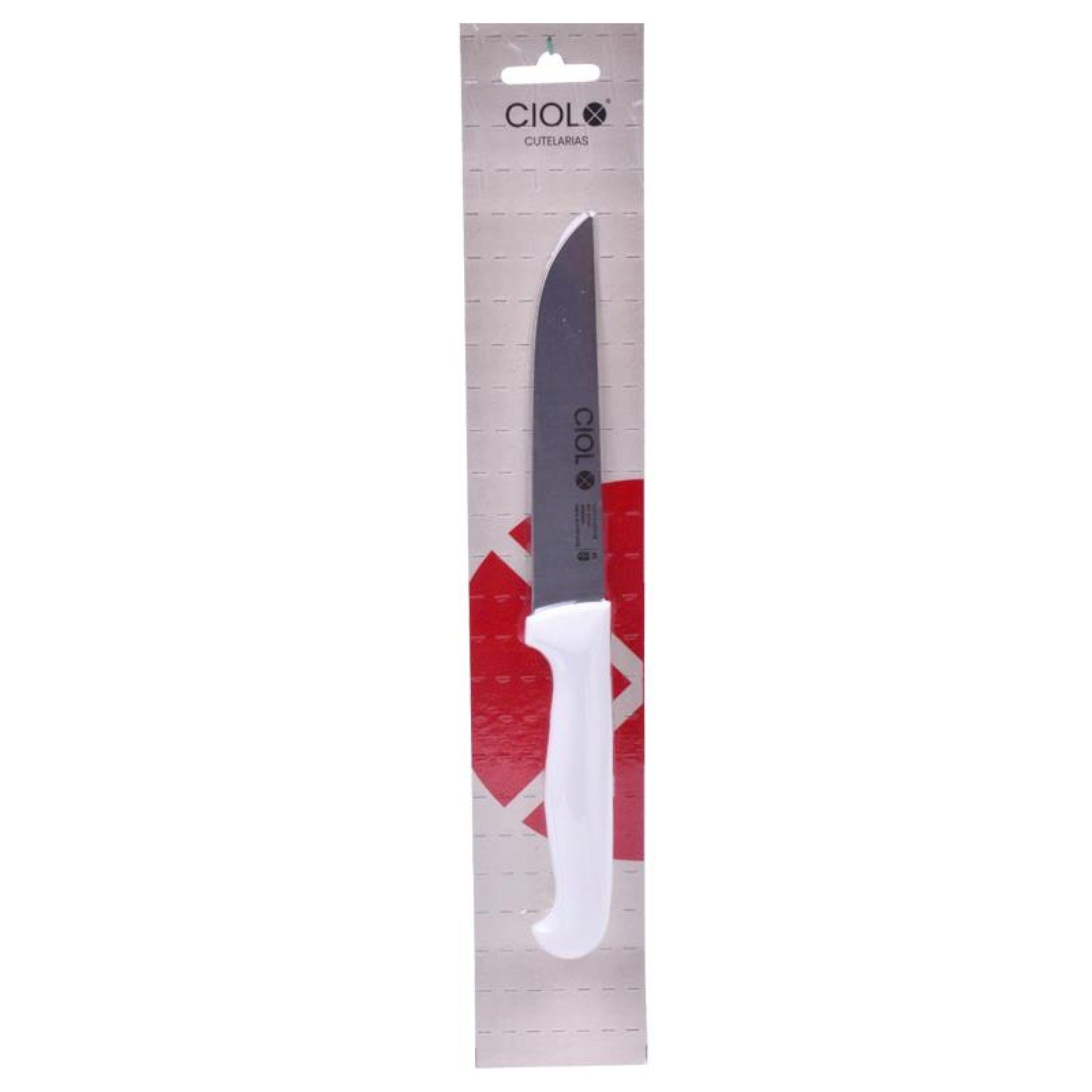 FACA COZINHA CABO BRANCO 13CM FACA COZINHA CABO BRANCO 13CM