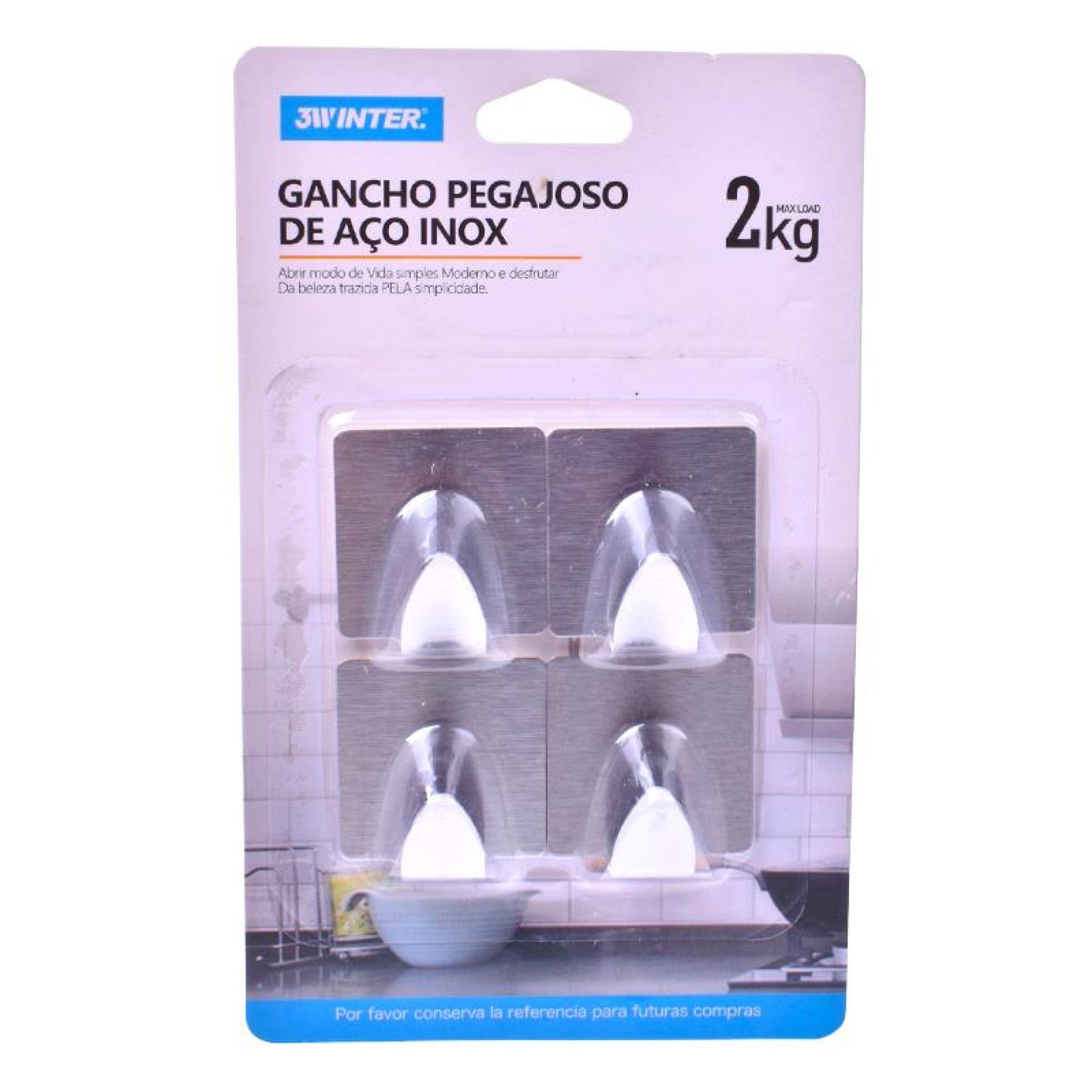 GANCHO PAREDE AÇO INOX GANCHO PAREDE AÇO INOX