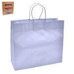 SACO PAPEL PRATEADO 35+12 X31CM SACO PAPEL PRATEADO 35+12 X31CM
