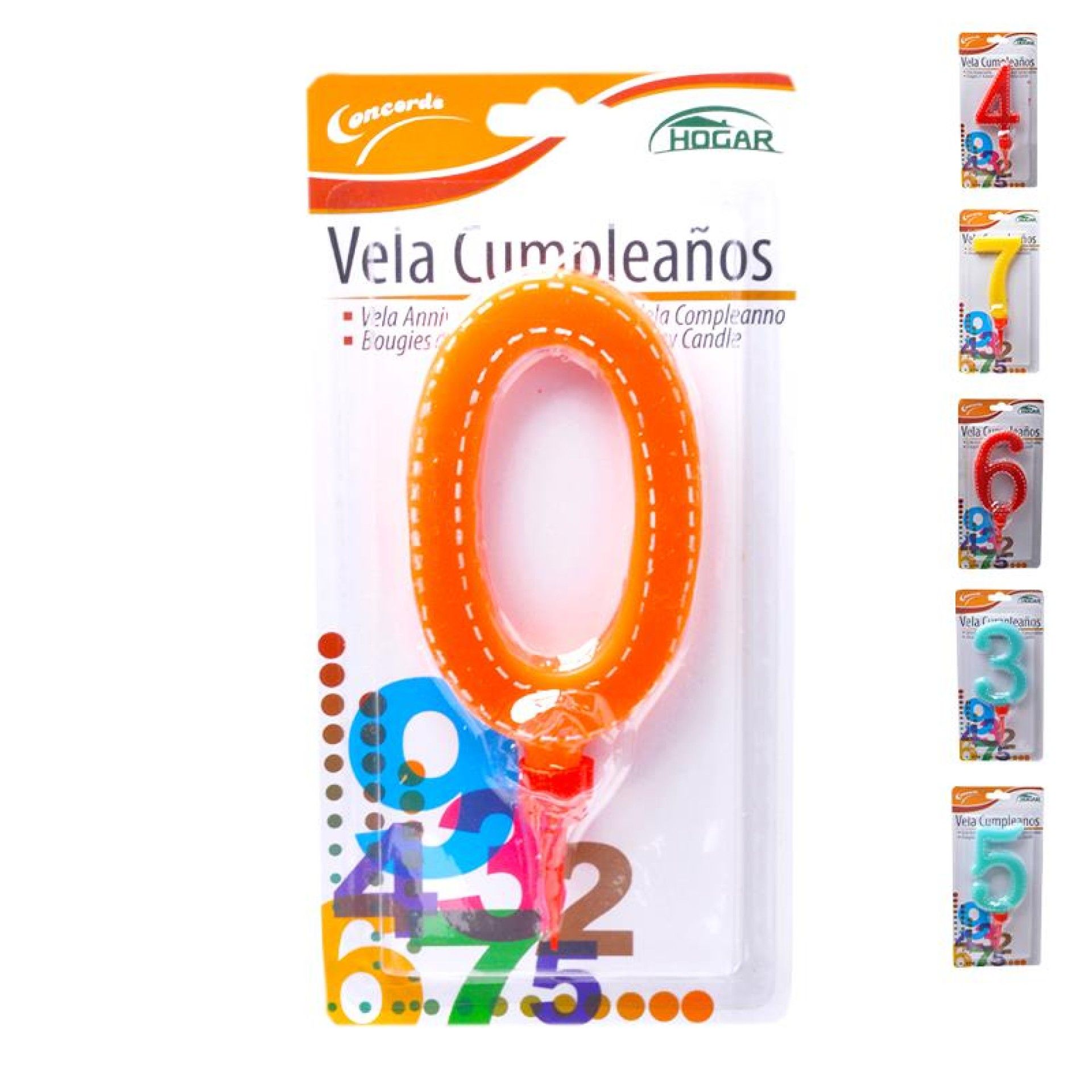 VELA ANIVERSARIO NUMERO CL14S038 VELA ANIVERSARIO NUMERO CL14S038