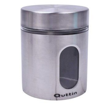 FRASCO VIDRO/INOX 700ML QUTTIN