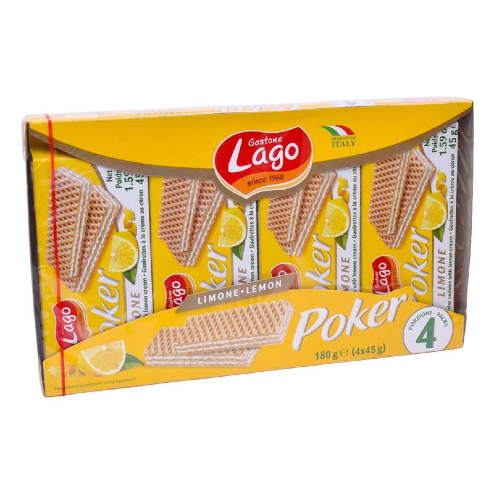 POKER WAFFERS LIMAO 4X45GR POKER WAFFERS LIMAO 4X45GR