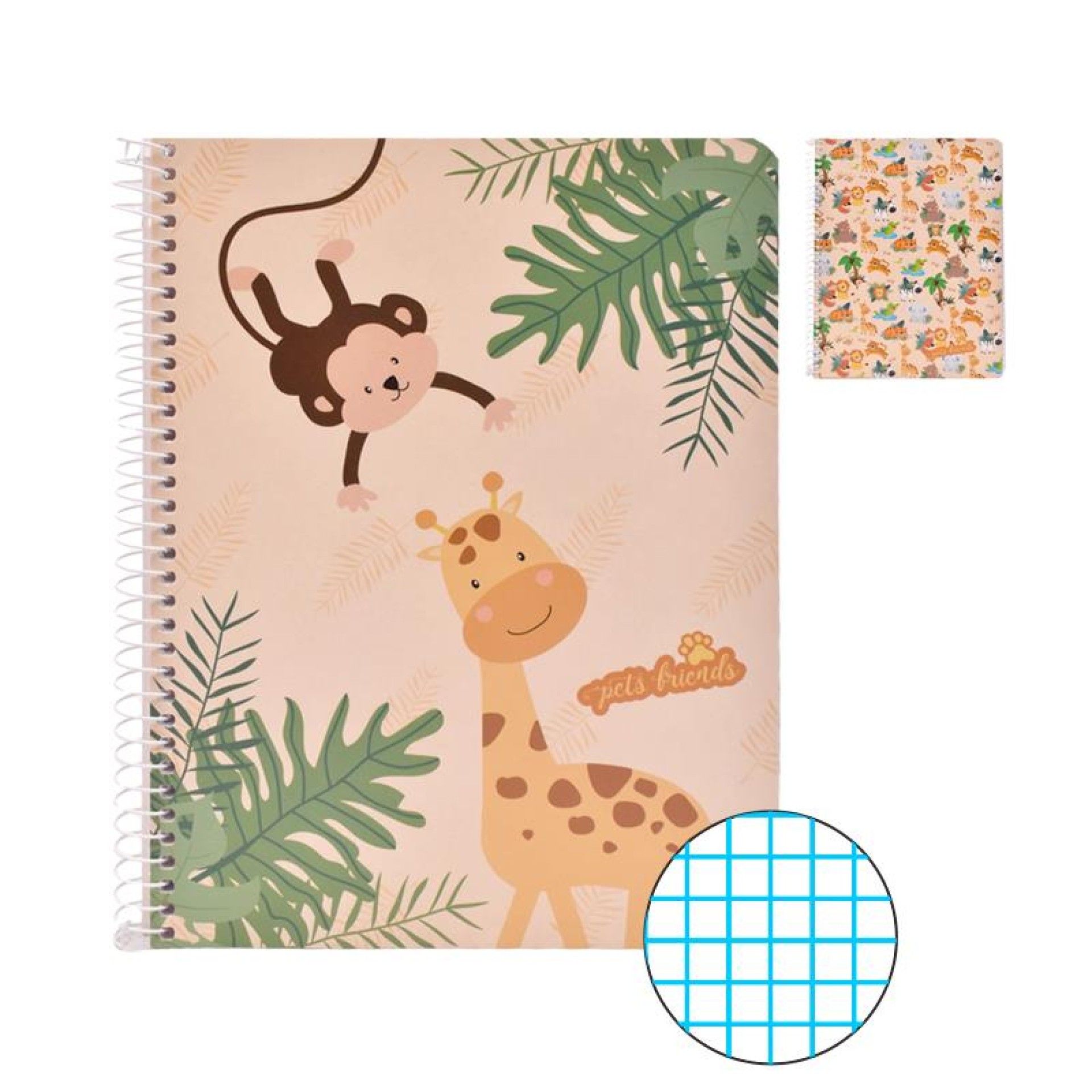 CADERNO ESP A5 80F PETS SAF