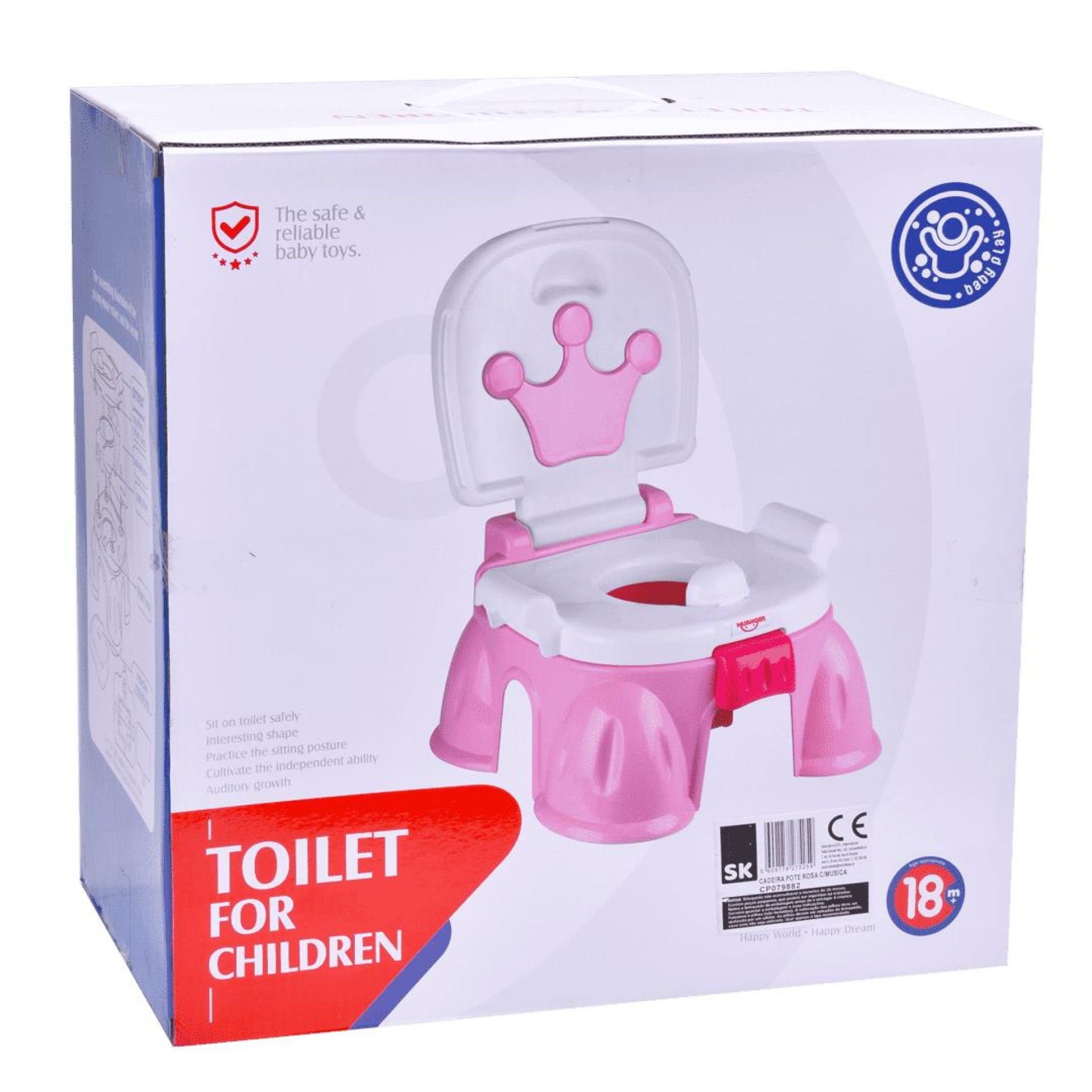 CADEIRA POTE ROSA C/MUSICA CP079882 CADEIRA POTE ROSA C/MUSICA CP079882
