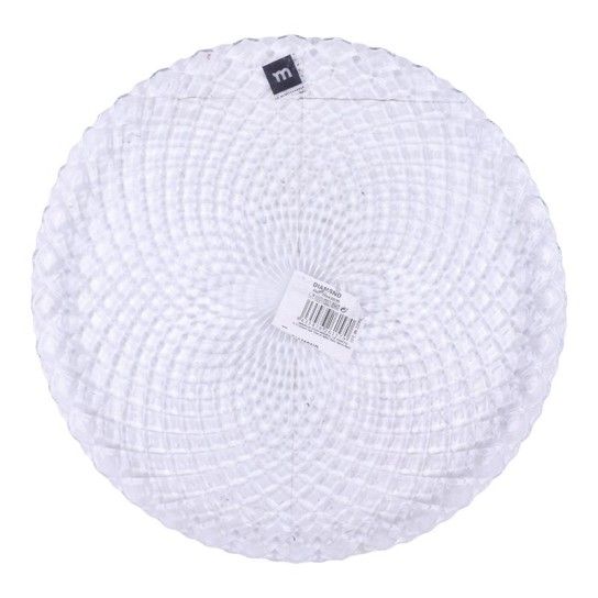 PRATO VIDRO 31CM DIAMOND