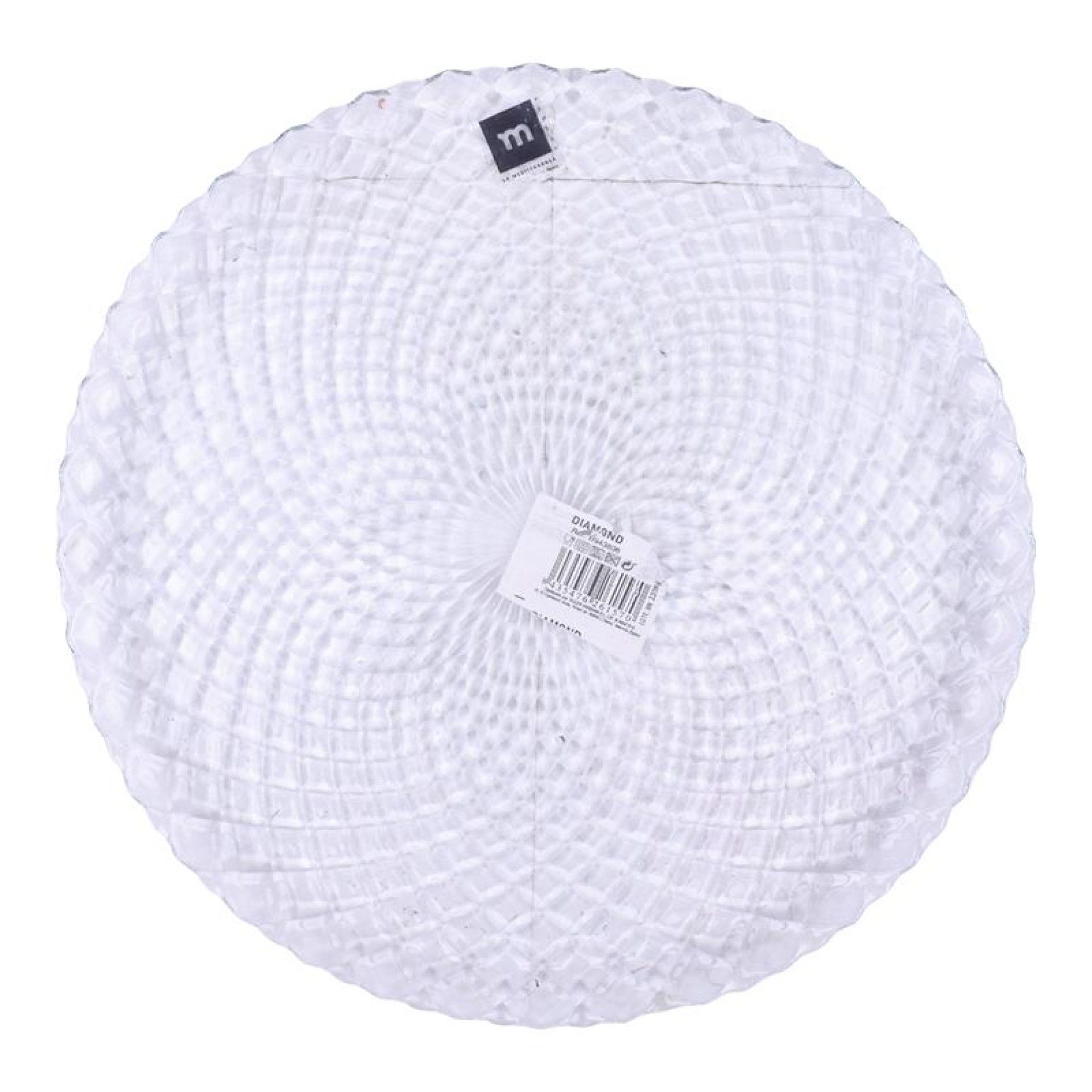 PRATO VIDRO 31CM DIAMOND PRATO VIDRO 31CM DIAMOND