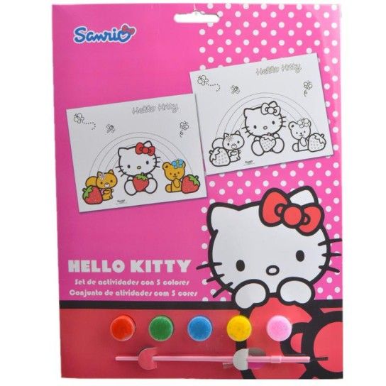 CONJ. ATIVIDADES HELLO KITTY 18497