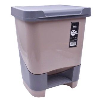 BALDE LIXO C/PEDAL+TP 20L 2522