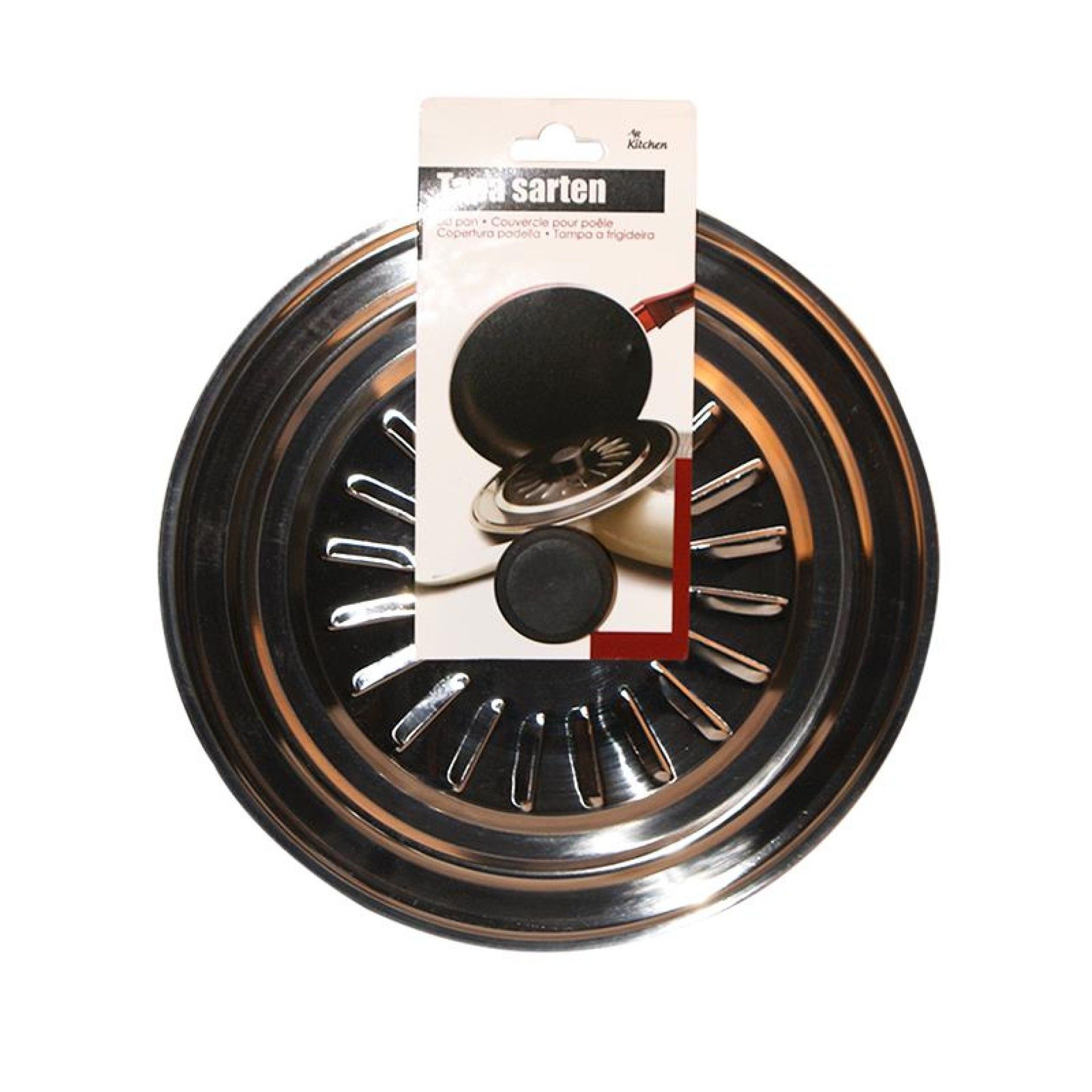 TAMPA ANTISALPICOS METAL 22CM 37097 TAMPA ANTISALPICOS METAL 22CM 37097