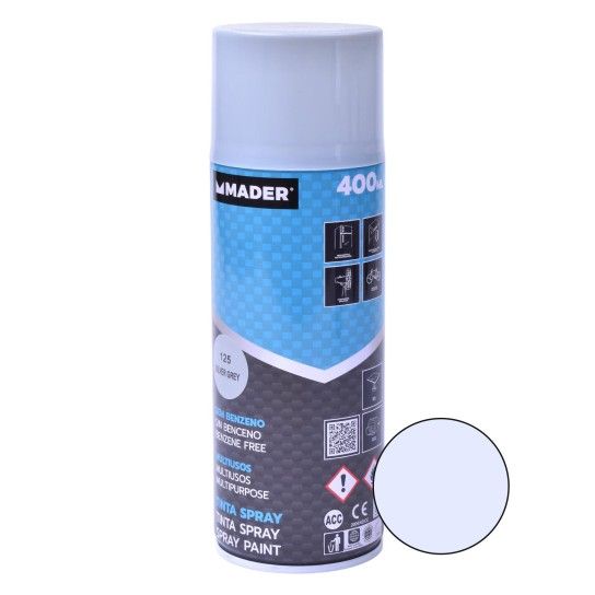 TINTAS SPRAY SILVER GREY 125