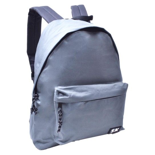 MOCHILA BASICA CINZA 411-611-C CX50