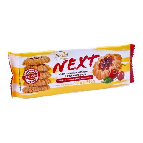 BOLACHAS NEXT CRUNCHY  BOG CEREJA 160GR