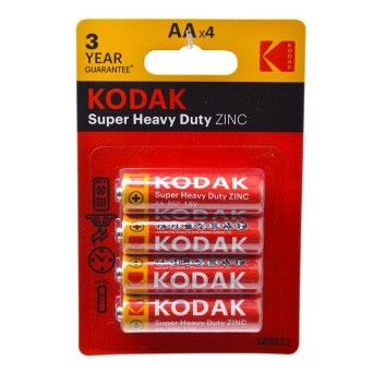 KODAK PILHAS ZINK AA  PACK4