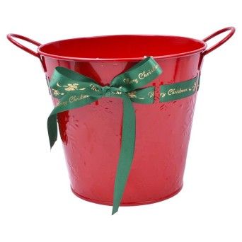 CESTO  NATAL METAL C/LACO
