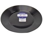 PRATO RASO HARENA PRETO 25CM PRATO RASO HARENA PRETO 25CM