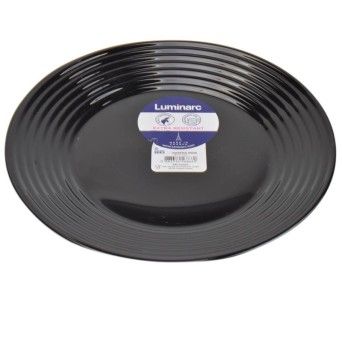 PRATO RASO HARENA PRETO 25CM