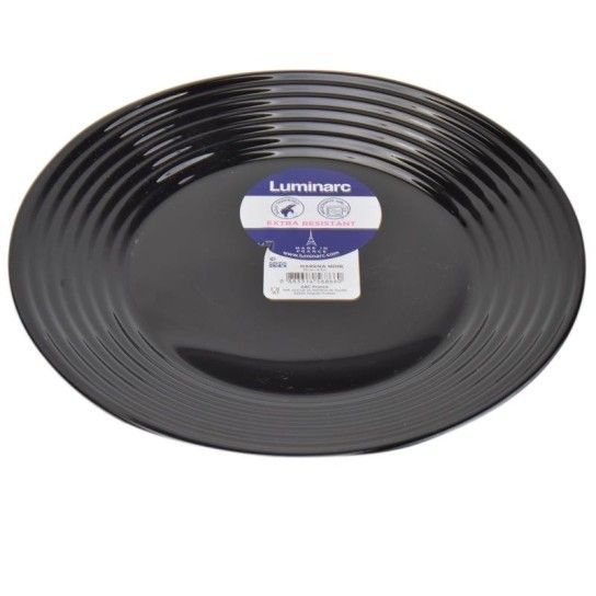 PRATO RASO HARENA PRETO 25CM