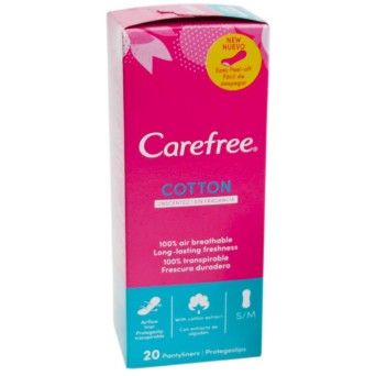 CAREFREE PENSOS DIARIOS COTTON 20UNI