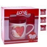 SET CANECA E COLHER 8,2X6,8 2645-108-05 CX96