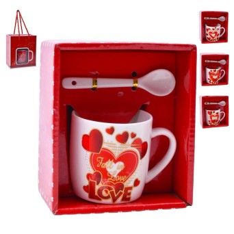 SET CANECA E COLHER 7,2X7,2 2645-109-08 CX120
