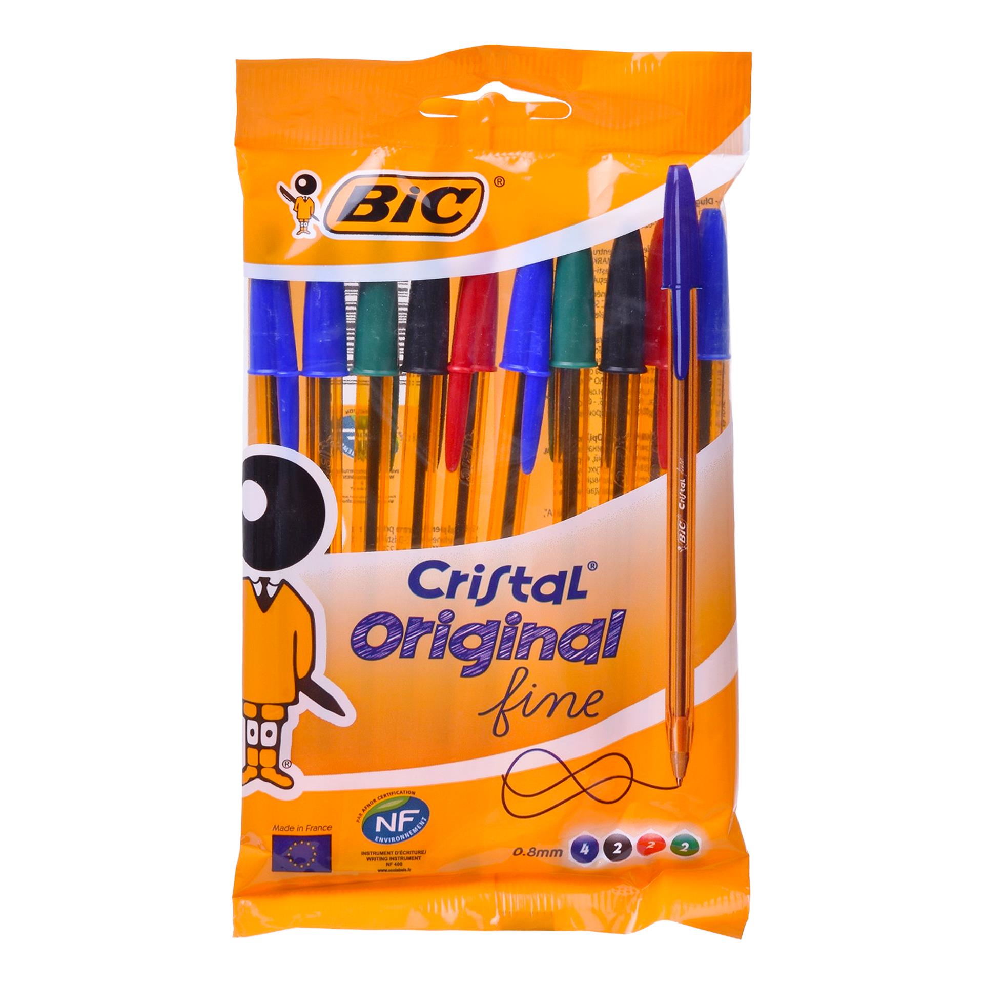 BIC CRISTAL FINE PACK109 COR BIC CRISTAL FINE PACK109 COR