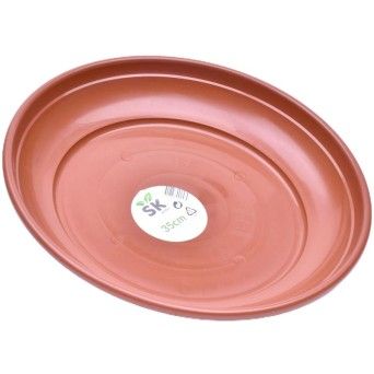 PRATO VASO 35CM CASTANHO