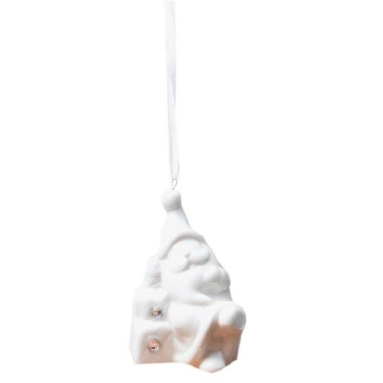 PENDURANTE PAI NATAL PORCELANA