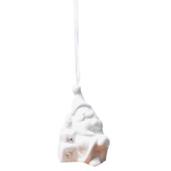 PENDURANTE PAI NATAL PORCELANA