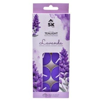 VELA TEA LIGHT LAVANDA 0082-080 CX24