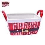 CESTO NATAL 22X11,5X12CM 2581-201 CX16 CESTO NATAL 22X11,5X12CM 2581-201 CX16