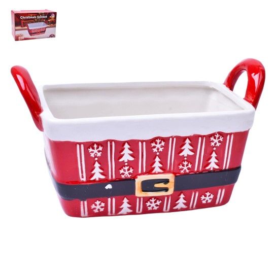 CESTO NATAL 22X11,5X12CM 2581-201 CX16 CESTO NATAL 22X11,5X12CM 2581-201 CX16