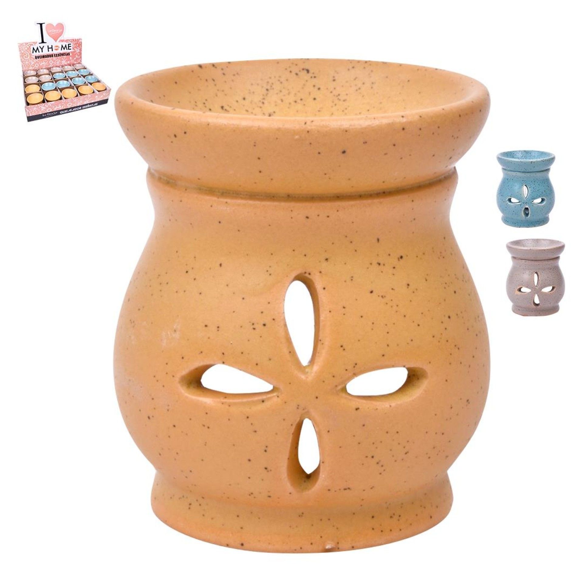 QUEIMADOR CERAMICA6,3X6,3X7,5CM QUEIMADOR CERAMICA6,3X6,3X7,5CM