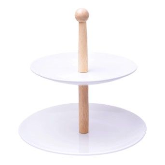 BANDEJA BOLO 2 ALT 25CM 2956-016 CX12