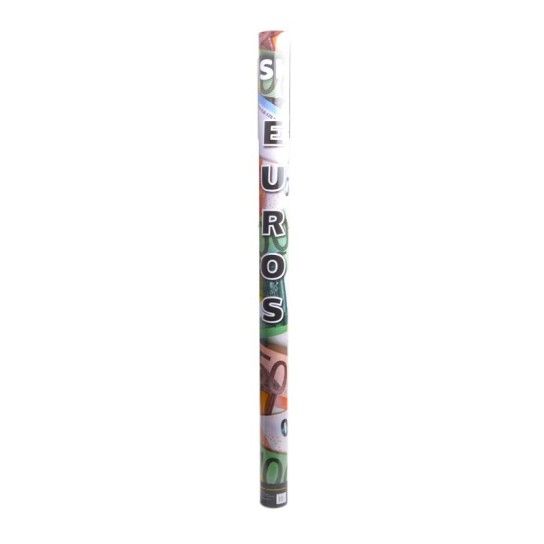 TUBO CONFETIS EUROS 80CM 202843-80