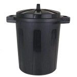 BALDE LIXO PLAST 35LT PRETO C/ TAMPA BALDE LIXO PLAST 35LT PRETO C/ TAMPA