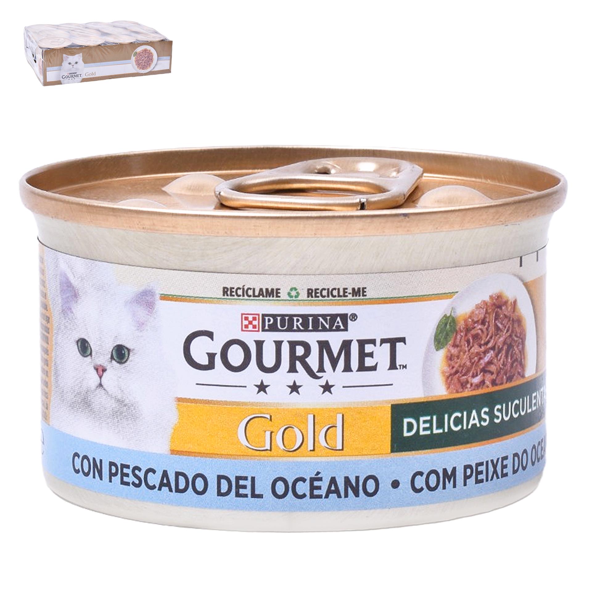 GOURMET GOLD SUCULENTA PESCADA 85GRS GOURMET GOLD SUCULENTA PESCADA 85GRS