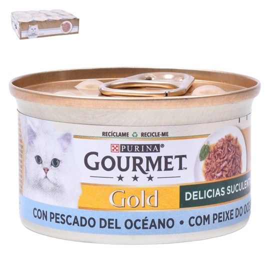 GOURMET GOLD SUCULENTA PESCADA 85GRS