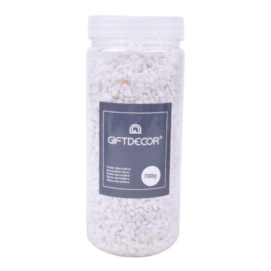 FRASCO PEDRAS DEC.BRC 5MM 700GRS 92526 FRASCO PEDRAS DEC.BRC 5MM 700GRS 92526
