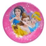 PRATOS PAPEL CONJ. 8 PRINCESAS PRATOS PAPEL CONJ. 8 PRINCESAS